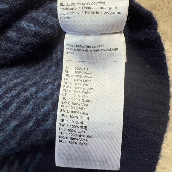 Fjallraven Ovik Nordic Sweater Womens Blue - Picture 11 of 16